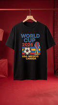 World Soccer Trophy Graphic Mesh T-Shirt – Men's Short Sleeve Sports Shirt