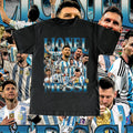 Vintage Lionel Messi Shirt - Football, Soccer Custom Vintage Design, High Quality T Shirt, Argentina