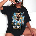Messi Shirt, Lionel Messi World Cup Signature Tee, Argentina GOAT Cotton T-Shirt